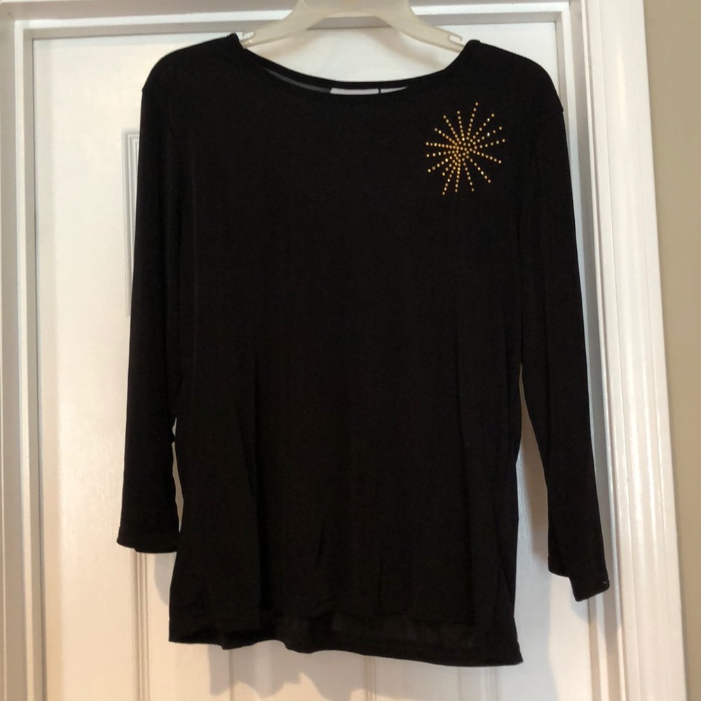 Kathy Ireland Black Top Size Large